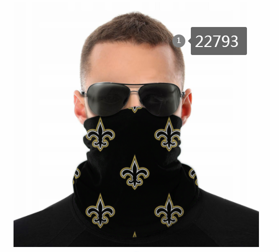 2021 NFL New Orleans Saints 132 Dust mask with filter